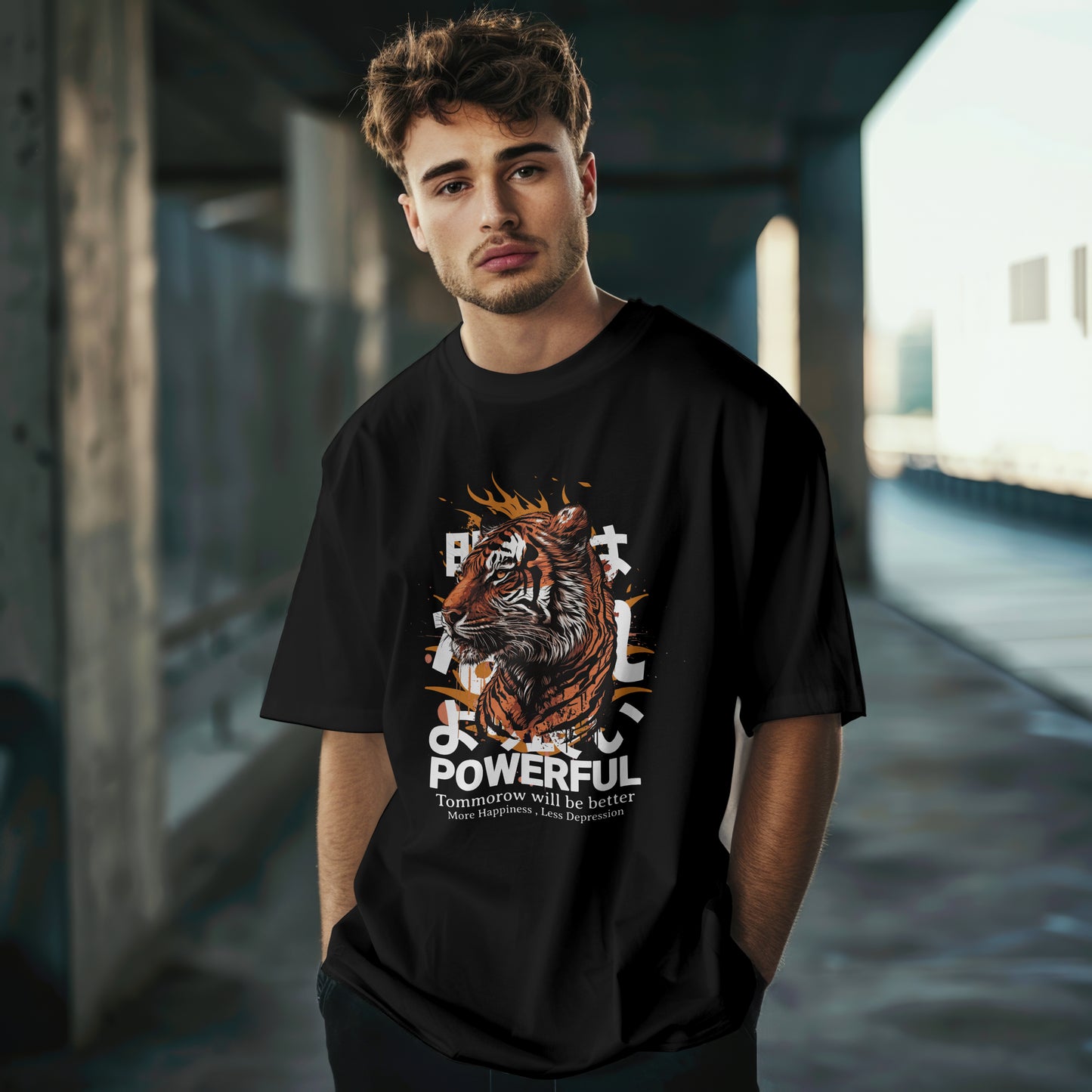 Powerful-Oversized Tshirt