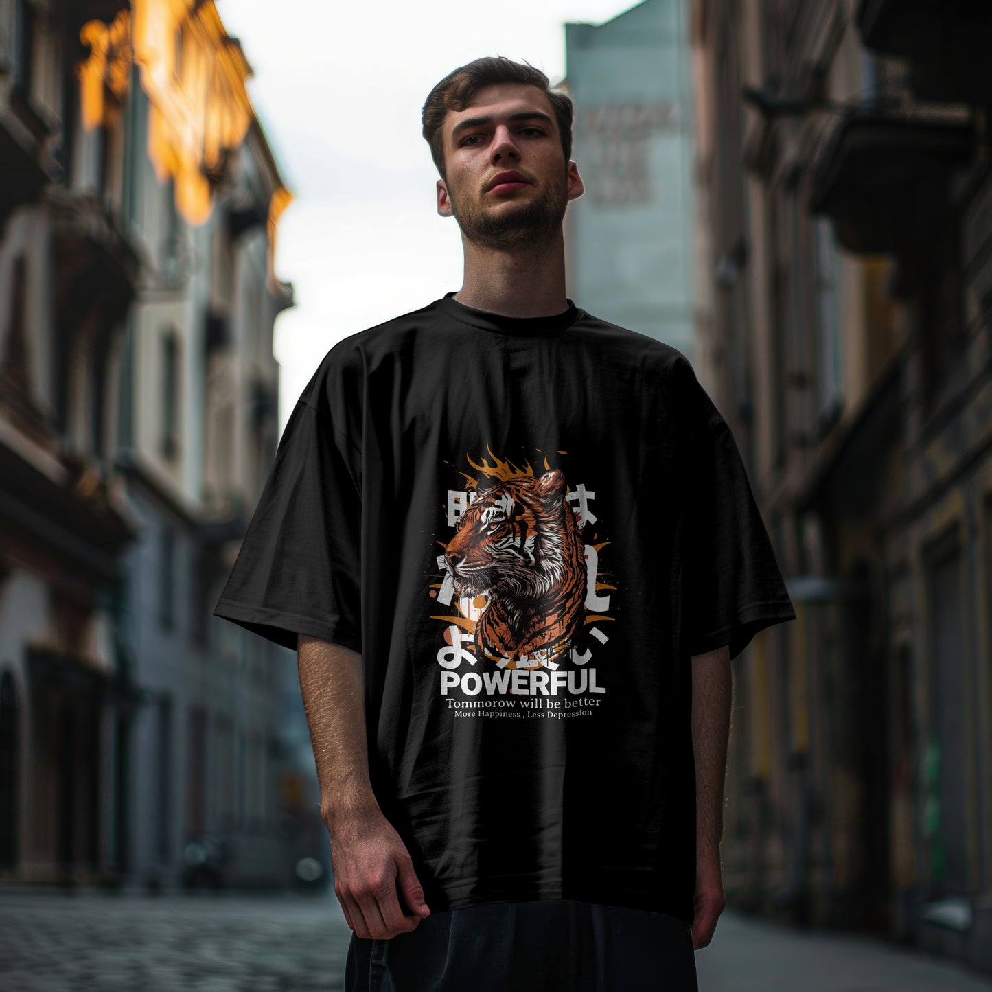 Powerful-Oversized Tshirt