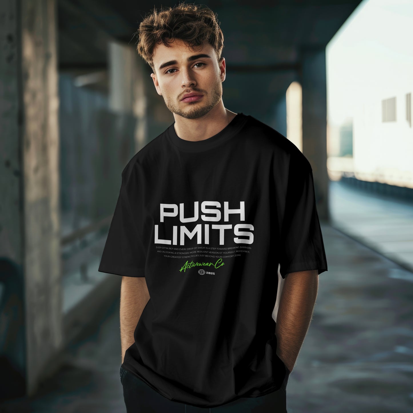 Push Limits- Oversized Tshirt