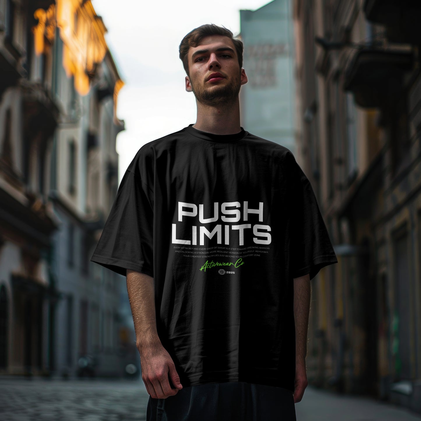 Push Limits- Oversized Tshirt