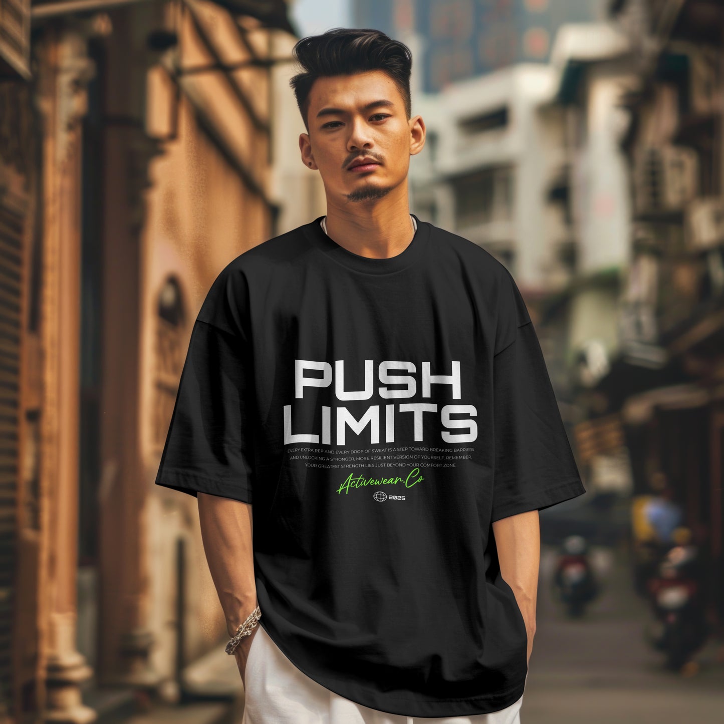 Push Limits- Oversized Tshirt