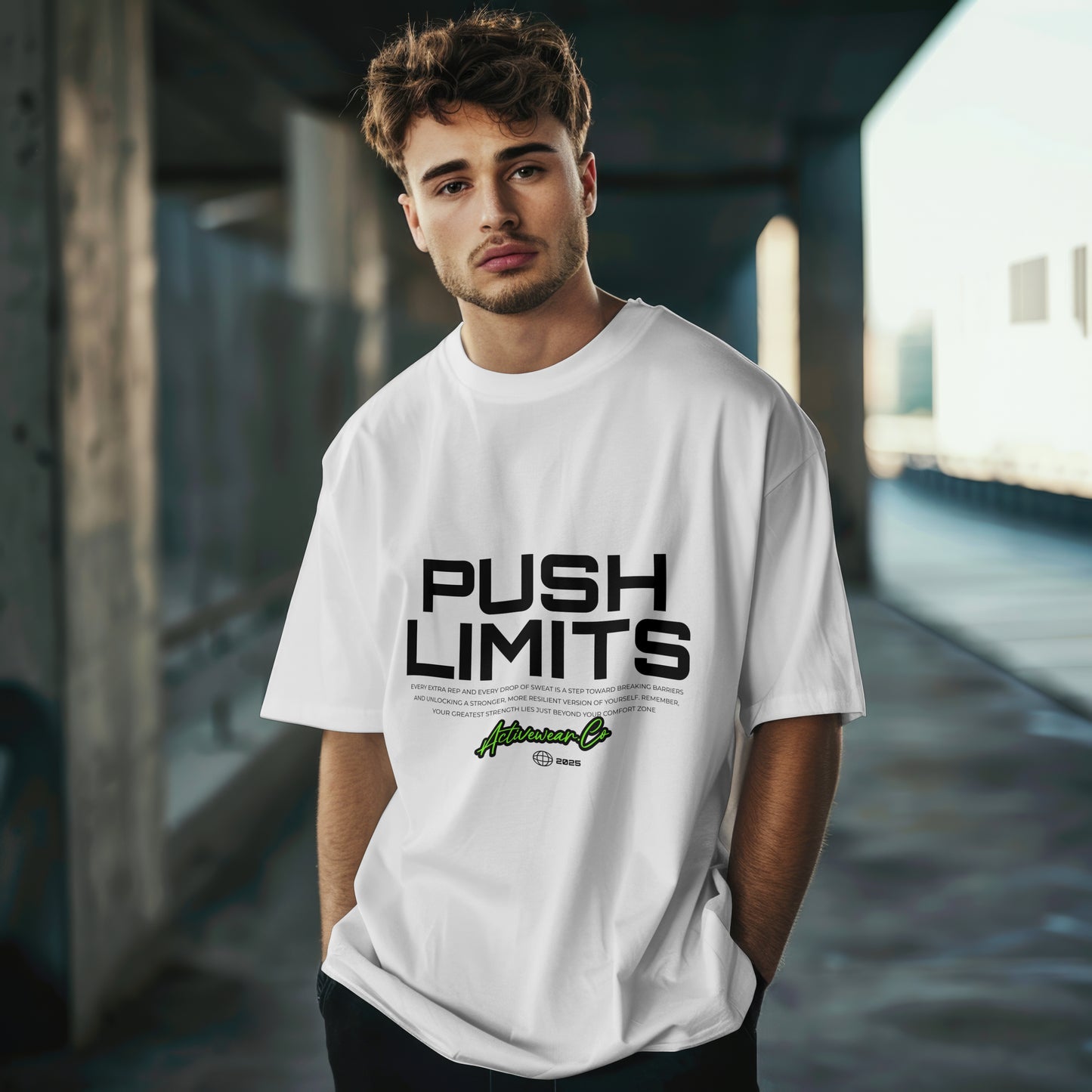 Push Limits- Oversized Tshirt