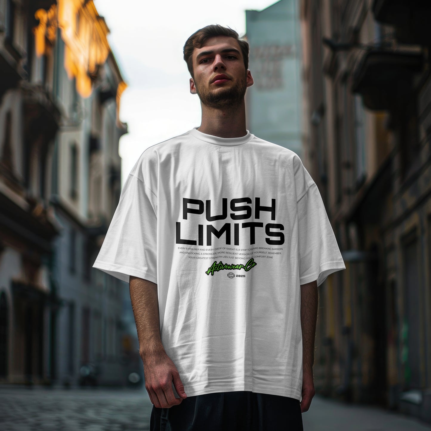 Push Limits- Oversized Tshirt