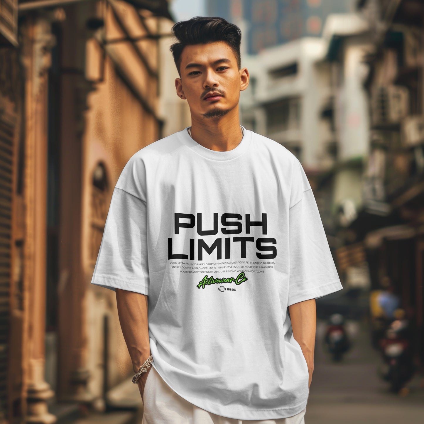 Push Limits- Oversized Tshirt